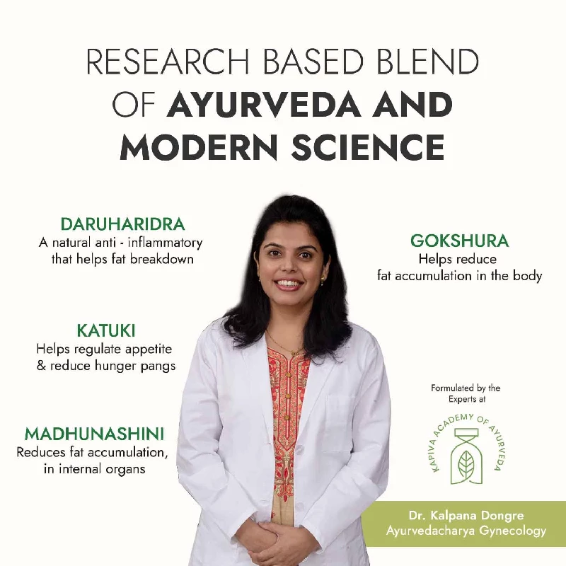 Kapiva Get Slim Juice - Healthy Weight Management Through 12 Ayurvedic Herbs Aids Metabolism and Digestion, 1 L-7.webp